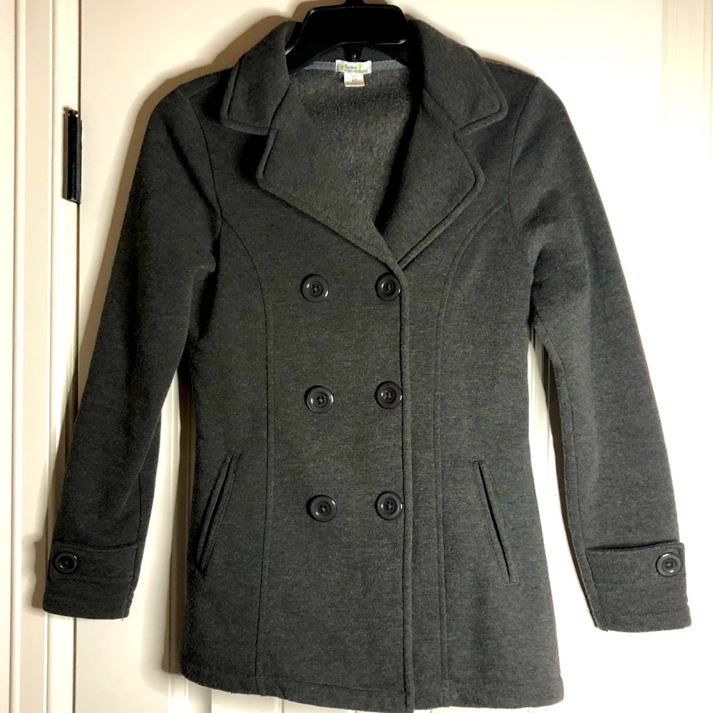 Little Potatoes Gray Pea Coat